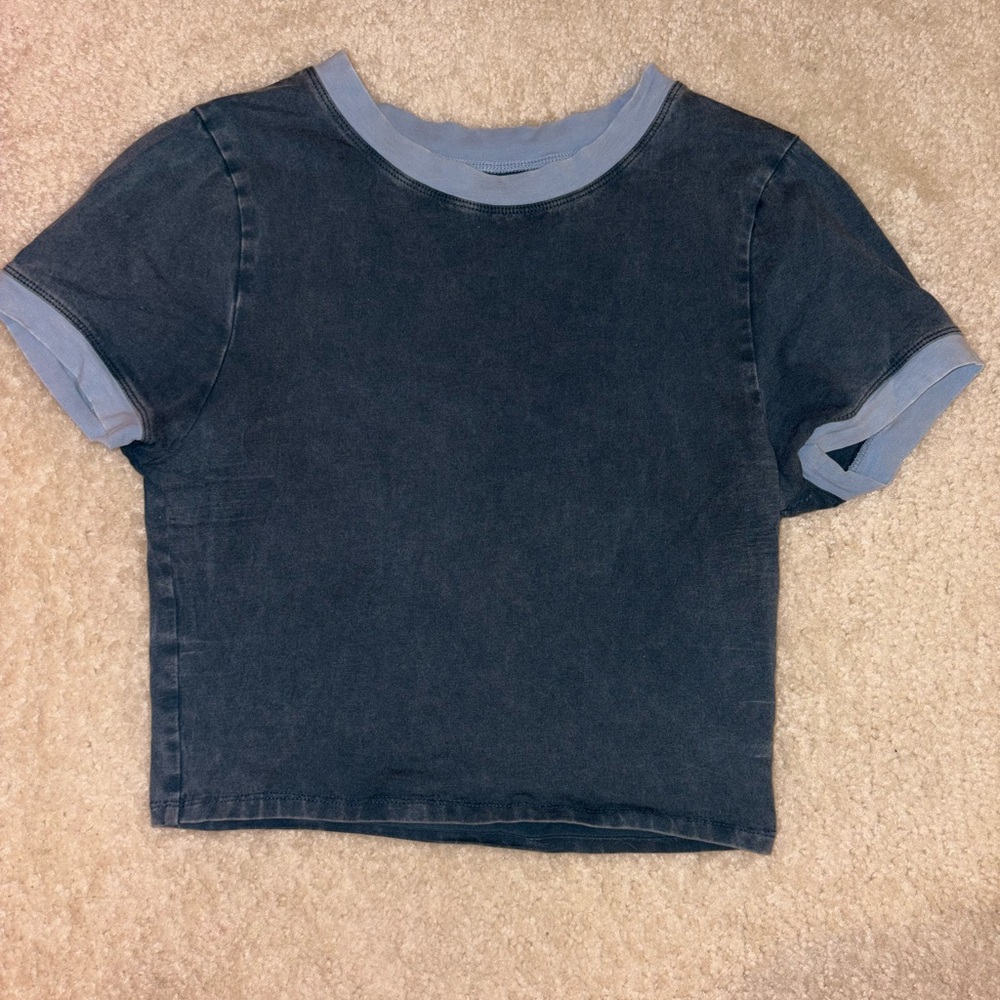PacSun Dark Blue Short Sleeve Tee